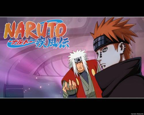 Аниме обои Jiraya and Pein